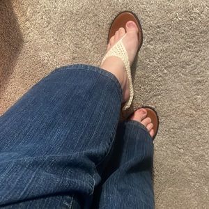 - Lauren Ralph Lauren woven sandal block heels size 9.5